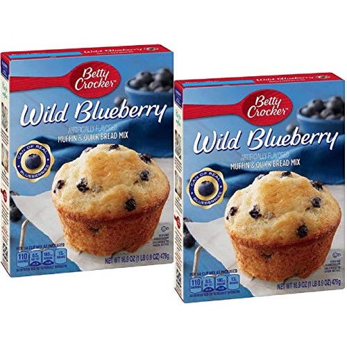 Betty Crocker Wild Blueberry Muffin &Amp; Quick Bread Mix, 16.9 Oz