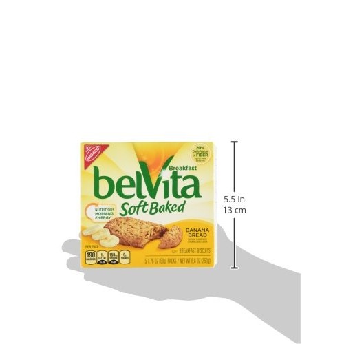 Nabisco Belvita Soft Baked Banana Bread Flavored Breakfast Biscu