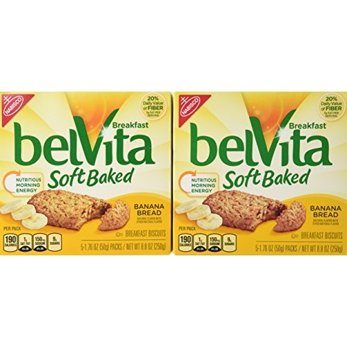 Nabisco Belvita Soft Baked Banana Bread Flavored Breakfast Biscu