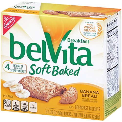 Belvita Soft Baked Breakfast Biscuits, Banana Bread, 1.76 Ounce,