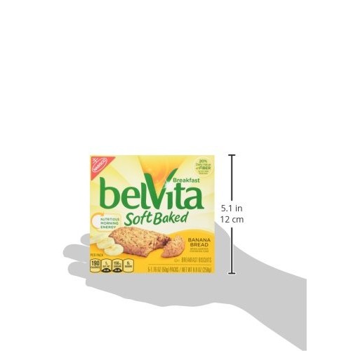 Belvita Soft Baked Breakfast Biscuits, Banana Bread, 1.76 Ounce,