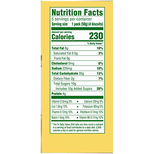 Belvita Cinnamon Brown Sugar Breakfast Biscuits, 5 Packs 4 Bisc