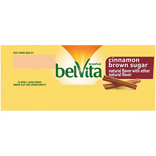Belvita Cinnamon Brown Sugar Breakfast Biscuits, 5 Packs 4 Bisc