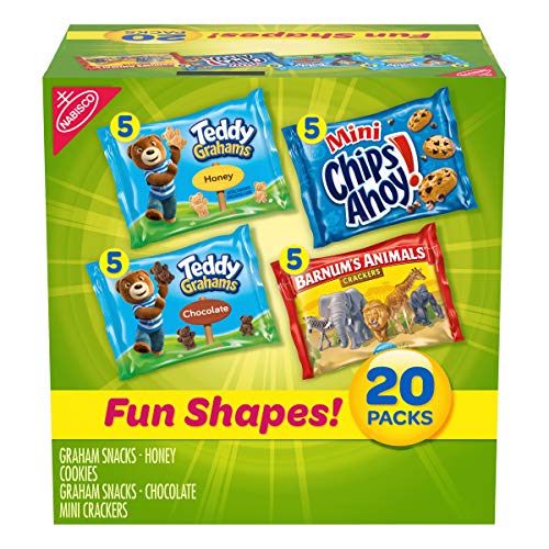 Nabisco Fun Shapes Cookie &Amp; Cracker Mix, Variety Pack With Teddy