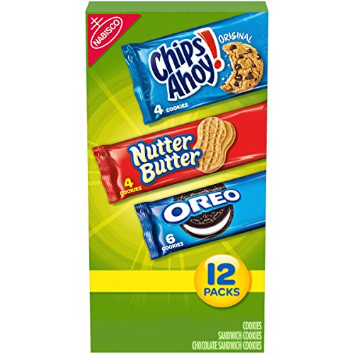 Nabisco Snack Pack Variety Cookies Mix With Oreo, Chips Ahoy! &Amp;