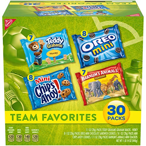 Nabisco Team Favorites Variety Pack, Oreo Mini, Chips Ahoy! Mini