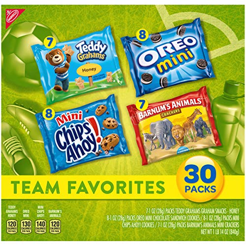 Nabisco Team Favorites Variety Pack, Oreo Mini, Chips Ahoy! Mini
