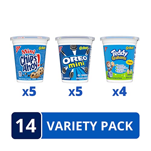 Oreo Mini Cookies, Chips Ahoy Mini Cookies, Ritz Bits Cheese Cra