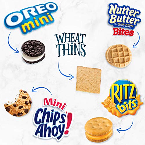 Oreo Mini Cookies, Mini Chips Ahoy! Cookies, Ritz Bits Cheese Cr