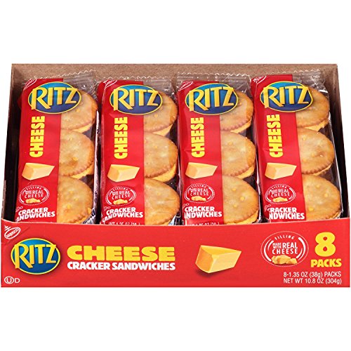 Nabisco Ritz Cracker Sandwiches, Cheese, 10.8 Oz