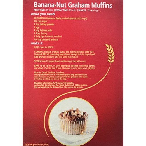 Nabisco, Grahams, Original, 14.4Oz Box Pack Of 3