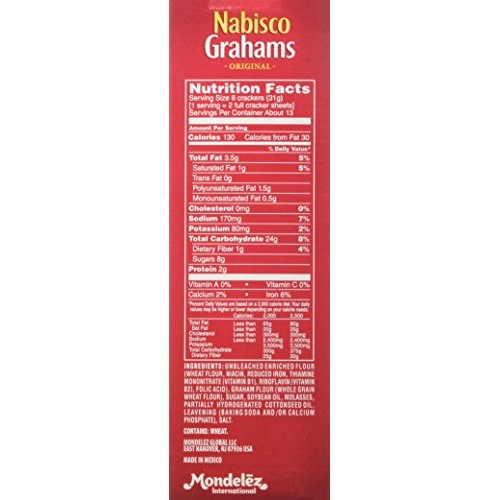 Nabisco, Grahams, Original, 14.4Oz Box Pack Of 3
