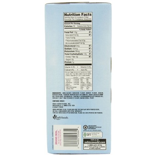 Nabisco Original Premium Saltine Crackers Topped With Sea Salt,