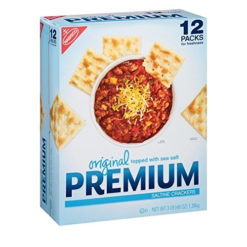 Nabisco Original Premium Saltine Crackers Topped With Sea Salt,