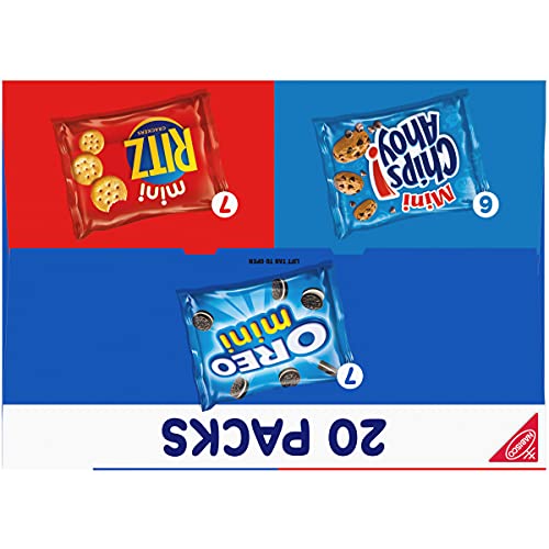 Nabisco Sweet &Amp; Savory Mix Variety Pack, Oreo Mini Cookies, Mini