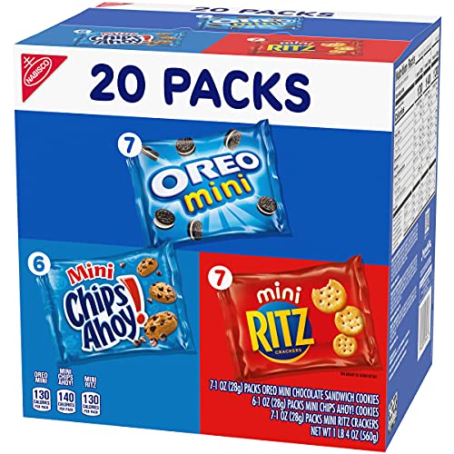 Nabisco Sweet &Amp; Savory Mix Variety Pack, Oreo Mini Cookies, Mini