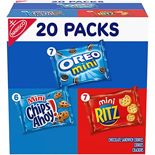 Nabisco Sweet &Amp; Savory Mix Variety Pack, Oreo Mini Cookies, Mini