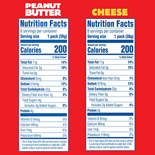 Ritz Peanut Butter Sandwich Crackers And Cheese Sandwich Cracker