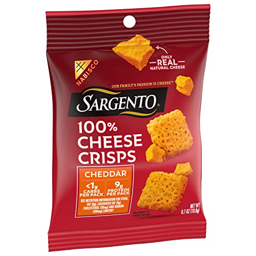 Sargento 100% Cheese Crisps Variety Pack, Parmesan And Cheddar,