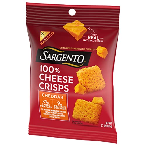 Sargento 100% Cheese Crisps Variety Pack, Parmesan And Cheddar,