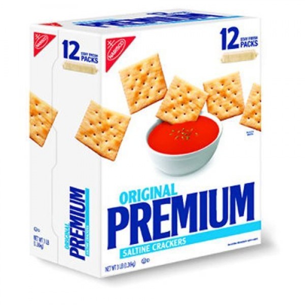 Scs Nabisco Premium Saltine Crackers - 3 Lb. Box