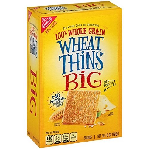 Wheat Thins Crackers, Big, 8 Oz 2 Pack