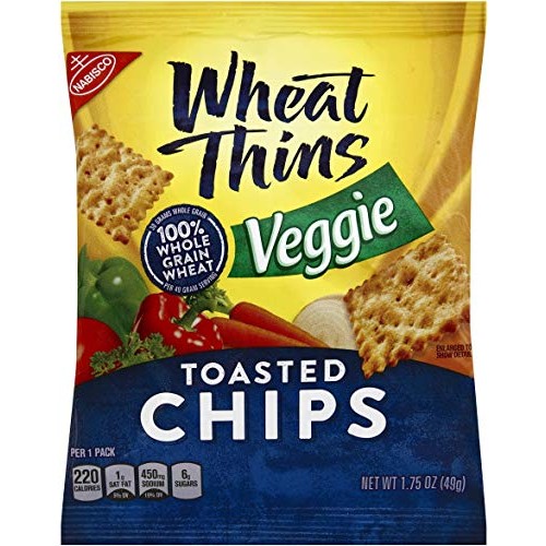 Wheat Thins Veggie Toasted Chip - 1.75 Oz. Bag, 60 Per Case