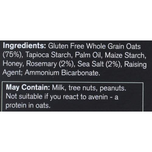 Nairns Gluten Free Rosemary &Amp; Sea Salt Flatbread Crackers, 6Count