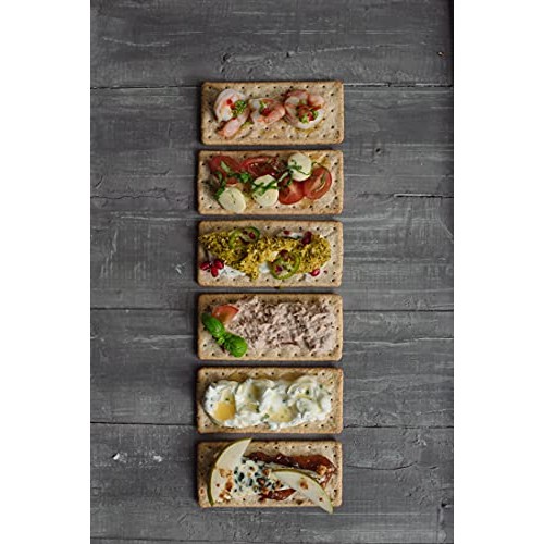 Nairns Gluten Free Rosemary &Amp; Sea Salt Flatbread Crackers, 6Count