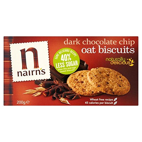 Nairns Dark Chocolate Chip Oat Biscuits - 200G
