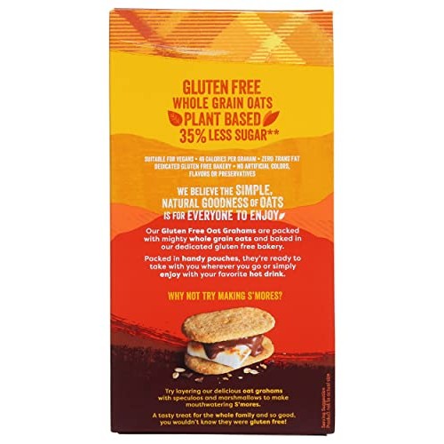 Nairns Gluten Free Oat Grahams, Stem Ginger, 5.64 Ounce