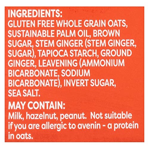 Nairns Gluten Free Oat Grahams, Stem Ginger, 5.64 Ounce