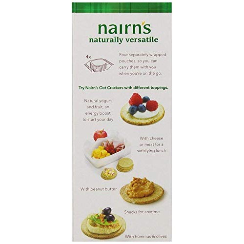 Nairns Organic Whole Grain Oat Crackers, 8.8 Ounce