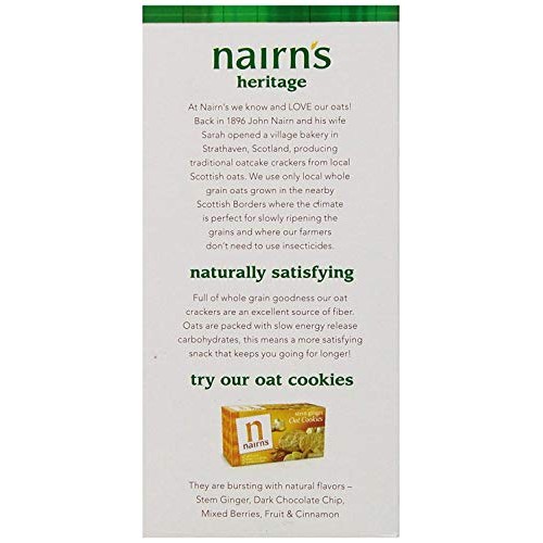 Nairns Organic Whole Grain Oat Crackers, 8.8 Ounce