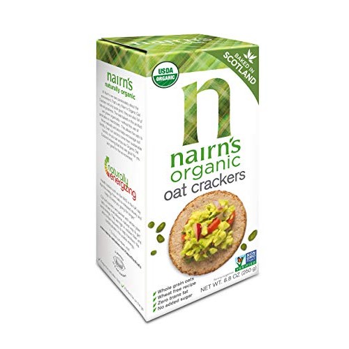 Nairns Organic Whole Grain Oat Crackers, 8.8 Ounce