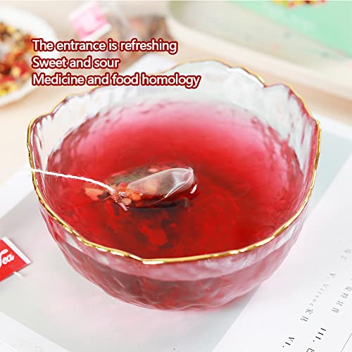 Cold brewed fruit tea in summer, old Beijing sour plum soup tea,...