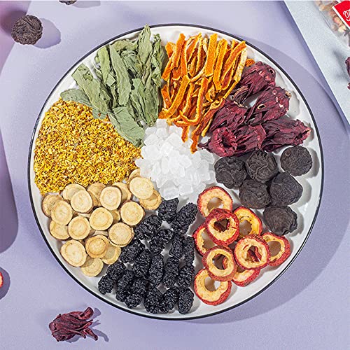 Cold brewed fruit tea in summer, old Beijing sour plum soup tea,...