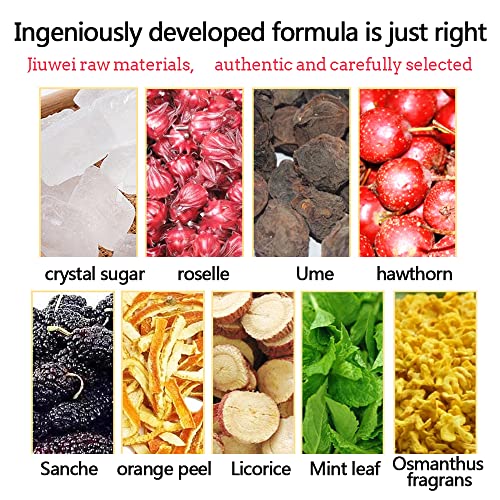 Cold brewed fruit tea in summer, old Beijing sour plum soup tea,...