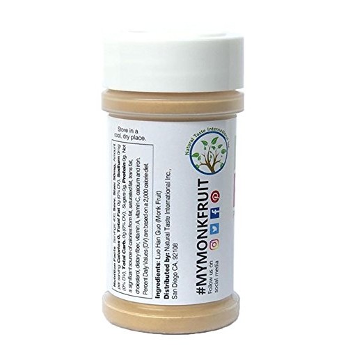 Namanna 100% Monk Fruit Sweetener - Zero Calorie, Zero Carb, Pal