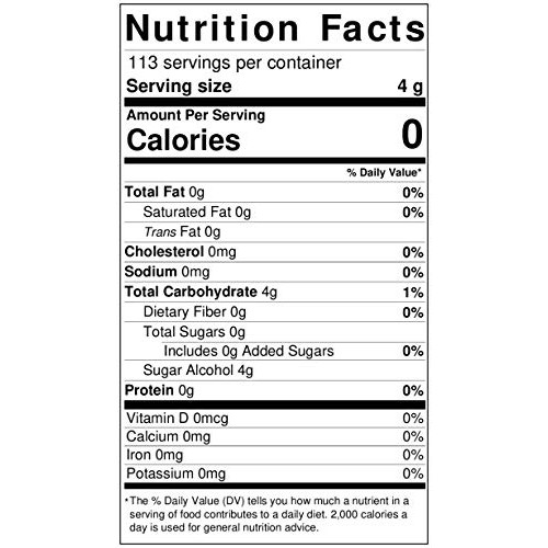 Namanna Organic Monk Fruit Natural Sweetener 1:1 Sugar Substitut