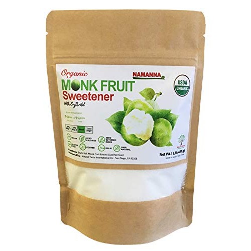 Namanna Organic Monk Fruit Natural Sweetener 1:1 Sugar Substitut