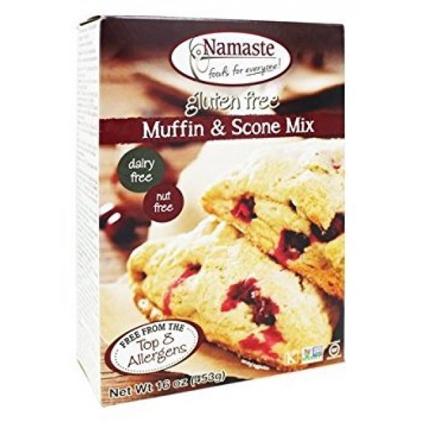 Namaste Foods - Gluten Free Muffin &Amp; Scone Mix - 16 Oz.Pack Of 2