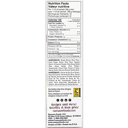 Namaste Foods, Gluten Free Muffin Mix, 16-Ounce Bags Pack Of 6