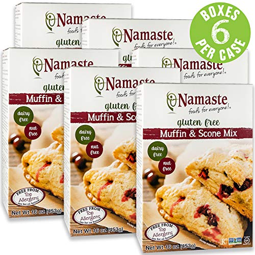 Namaste Foods, Gluten Free Muffin Mix, 16-Ounce Bags Pack Of 6