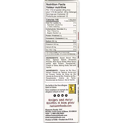 Namaste Foods Gluten Free Waffle &Amp; Pancake Mix, 21 Oz Pack Of 6