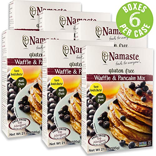 Namaste Foods Gluten Free Waffle &Amp; Pancake Mix, 21 Oz Pack Of 6
