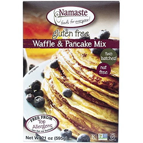 Namaste Foods, Gluten Free Waffle &Amp; Pancake Mix, 21-Ounce Bags
