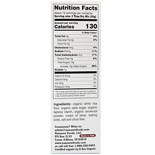 Namaste Foods Organic Gluten Free Quick Bread &Amp; Muffin Mix, 16 O