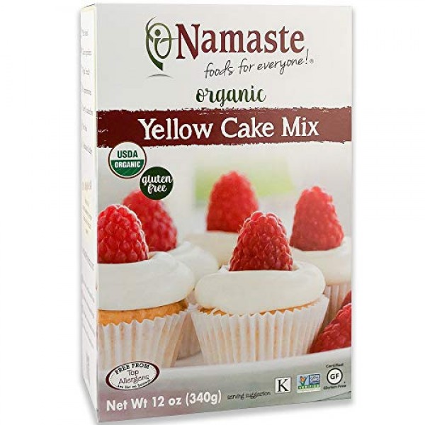 Namaste Foods Organic Gluten Free Yellow Cake Mix, 12 Ounce – Al...