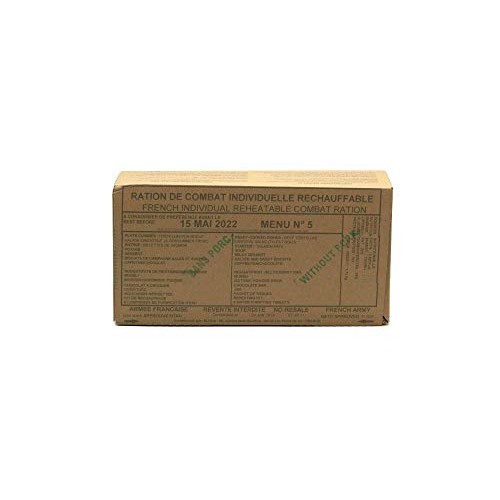New French Mre Army Ration Meal Ready To Eat Emergency Food Supp